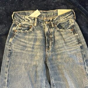 American Eagle baggy wide leg denim jeans
